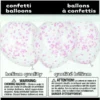 Konfettiballonger - Lys Rosa