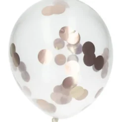 Konfettiballonger - Rosegull