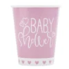 Kopper - "Baby Shower"  - Rosa Hjerter