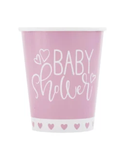 Kopper - "Baby Shower"  - Rosa Hjerter