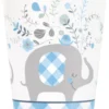 Kopper - Babyshower Umbrellaphants - Blå