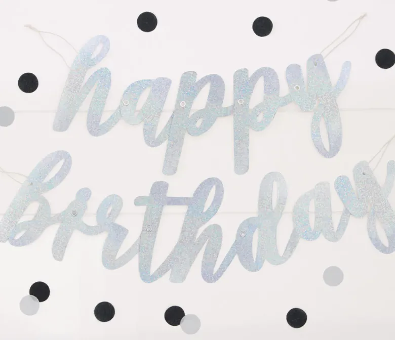 Leddbanner - "Happy Birthday"