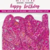Leddbanner - "Happy Birthday"