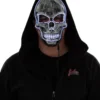 LED Maske - Skalle - Hvit