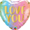Love You Pastel Ombre & Hearts