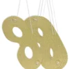 Masker - Metallic Gull - Papp