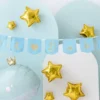 "Oh Baby" banner m/tassels - Lys Blå