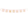"Oh Baby" banner m/tassels - Lys Rosa
