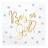 Papirservietter - "Boy or Girl"