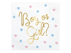 Papirservietter - "Boy or Girl"