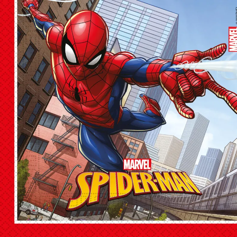 Papirservietter - Spiderman Crimefighter