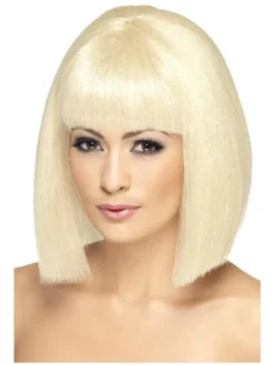 Parykk Lang Bob - Blond