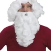 Parykk nisse med hår, skjegg og lue
