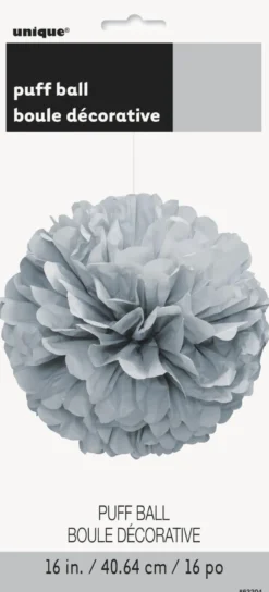 Pom Pom - Sølv