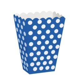 Popcorn Box - Blå Dots