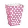 Popcorn Box - Rosa Dots
