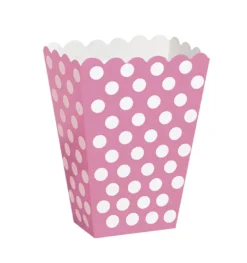 Popcorn Box - Rosa Dots