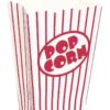 Popcornesker - Røde og hvite striper