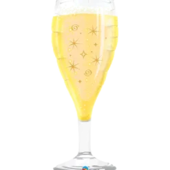 Premium Ballongfigur - Champagneglass