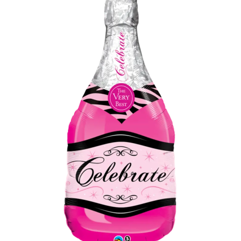 Premium Ballongfigur - Champagneflaske