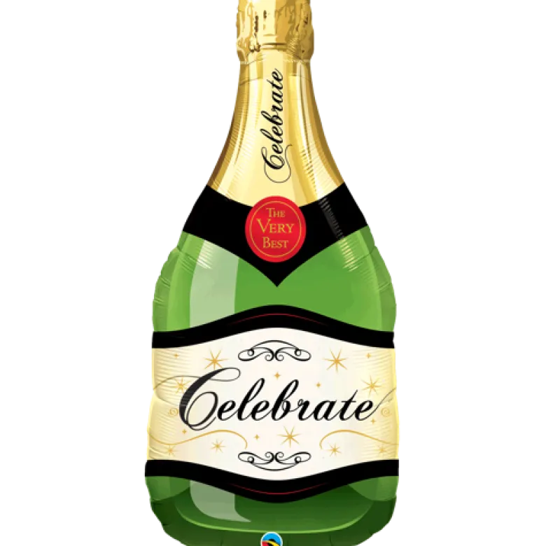 Premium Ballongfigur - Champagneflaske