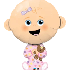 Premium Ballongfigur - Rosa Baby