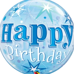 Premium Bubbleballong - "Happy Birthday"