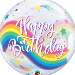 Premium Bubbleballong - "Happy Birthday"