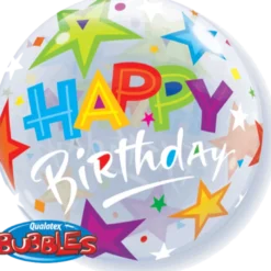 Premium Bubbleballong - "Happy Birthday"