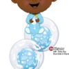 Premium Bubbleballong - Hvite Fotavtrykk