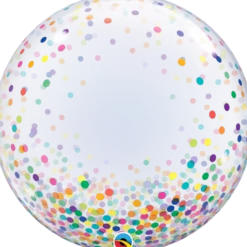 Premium Bubbleballong - Konfetti Prikker