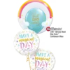 Premium Bubbleballong - Regnbue