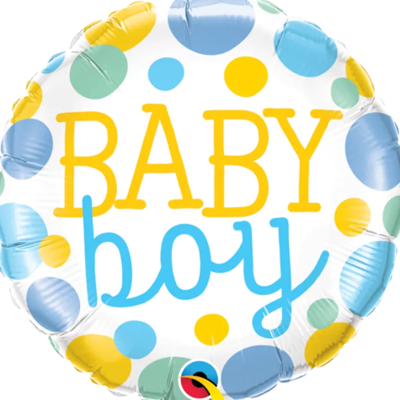 Premium Folieballong - "Baby Boy"
