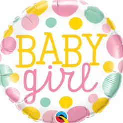 Premium Folieballong - "Baby Girl"