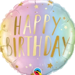 Premium Folieballong - "Happy Birthday"