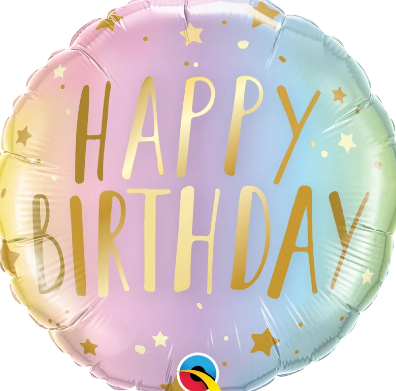 Premium Folieballong - "Happy Birthday"