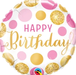 Premium Folieballong - "Happy Birthday"