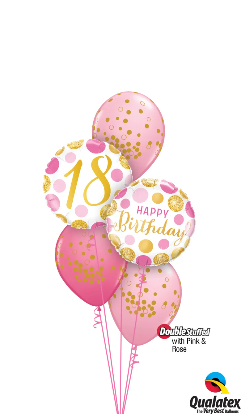 Premium Folieballong - "Happy Birthday"