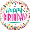 Premium Folieballong - "Happy Birthday"
