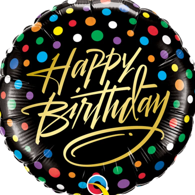 Premium Folieballong - "Happy Birthday"