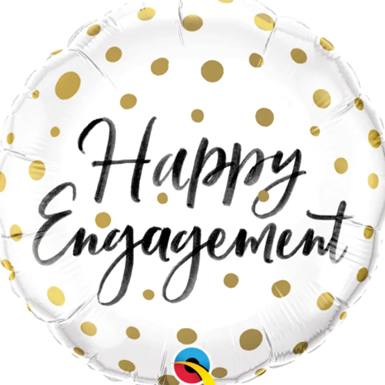 Premium Folieballong - Happy Engagement