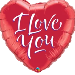 Premium Folieballong - "I Love You"