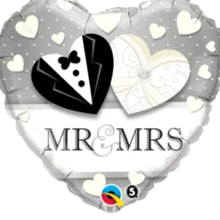 Premium Folieballong - Mr & Mrs