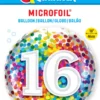 Premium Folieballong - 16 År - Regnbue