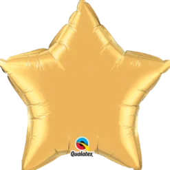 Premium Folieballong - Stjerne - Gull