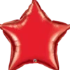 Premium Folieballong - Stjerne - Rød