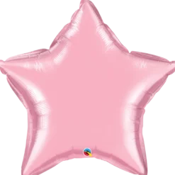 Premium Folieballong - Stjerne Lys Rosa