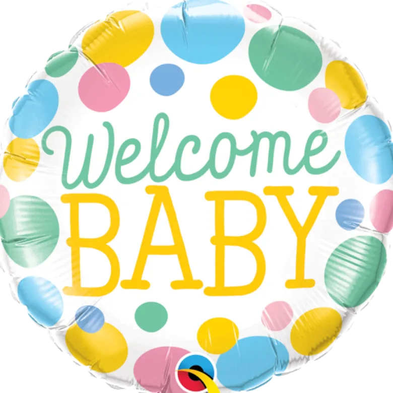 Premium Folieballong - "Welcome Baby"