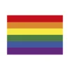 Rainbow flagg  - Firkantet