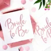 Servietter - "Bride to Be" - Rosegull